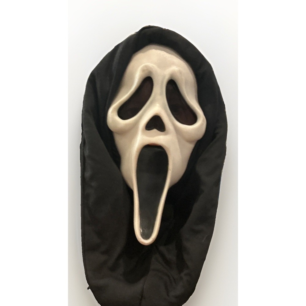 Vintage Ghostface Scream Mask #8919 Fun World Easter Unlimited Hooded GITD